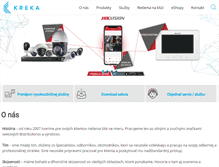 Tablet Screenshot of kreka.sk